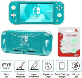 img 1 attached to Accessories Carrying Protector Nintendo Turquoise