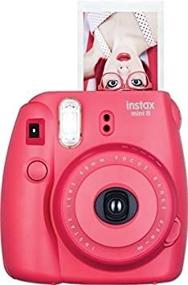 img 1 attached to Fujifilm Instax Mini 8 Raspberry (Renewed): Instant Film Camera with Enhanced Features