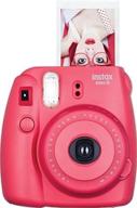 fujifilm instax mini 8 raspberry (renewed): instant film camera with enhanced features logo