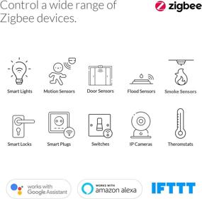 img 3 attached to 🏡 AduroSmart ERIA Smart Home Hub: ZigBee Compatible Gateway for Lighting, Sensors, Plugs, Thermostats, Locks - Works with ERIA APP, Alexa, Google Assistant, Apple Shortcuts, IFTTT