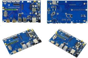 img 2 attached to Плата Raspberry Pi Compute Module 4 IO с функцией PoE - Интеграция схемы PoE, соответствующей стандарту 802.3af, 4 порта USB 3.2 Gen1, 2 разъема для дисплея MIPI DSI/камеры CSI-2