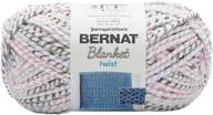 🌸 bernat blanket twists yarn in lilac grove with a subtle hint of mint: luxurious and stylish! logo