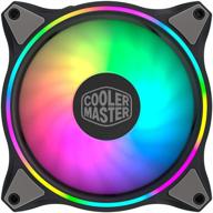 кулер cooler master mf120halo для корпуса - бесшумный охлаждающий вентилятор 12 см с эффектом подсветки rgb и синхронизацией argb. логотип