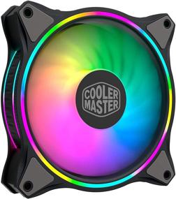 img 2 attached to Кулер Cooler Master MF120Halo для корпуса - бесшумный охлаждающий вентилятор 12 см с эффектом подсветки RGB и синхронизацией ARGB.