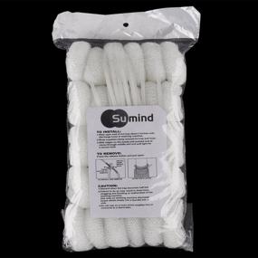 img 3 attached to 🧺 Sumind 30 Pack Nylon Lint Trap: Ultimate Washing Machine Lint Catcher with Cable Ties