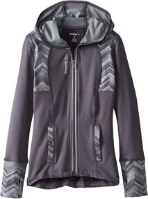 img 2 attached to Куртка Reebok для девочек с узором Chevron X Large