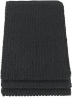 🧼 now designs set of 3 black bar mop towels логотип