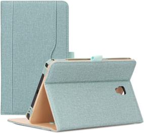 img 4 attached to Чехол ProCase для планшета Galaxy Tab A 8.0 2017 T380 T385 - цвет teal (морская волна), с подставкой и кожушкой.