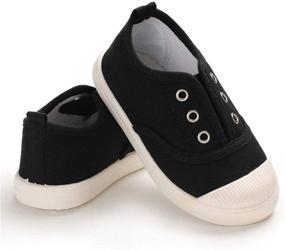 img 1 attached to 👟 Boys' Canvas Lightweight Casual Sneakers for Toddlers - Perfect Shoes for Style and Comfort