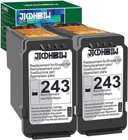 img 4 attached to 🖨️ JICDHBIW Remanufactured Ink Cartridge Replacement for Canon 243 PG-243 PG243 PG-245 Black (2 Pack) - Compatible with Pixma TS3320 MG2522 TR4520 MG2525 TS202 TS3322 MG2922 TS3122 TS3300 MX492 MX490 IP2820 Printer