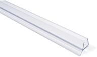 🚿 clear 30-inch frameless shower door seal with wipe for 3/8-inch glass - showerdoordirect.com 38ddbs30 logo