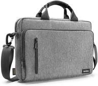 tomtoc shoulder multi functional briefcase messenger logo