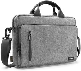 img 4 attached to Tomtoc Shoulder Multi Functional Briefcase Messenger