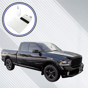 img 1 attached to 📱 Red Hound Auto Custom Fit Screen Protector for Dodge Ram 2013-2018 1500 2500 3500 with 8.4 Inch Uconnect - Set of 2 - Invisible High Clarity Touch Display Protector, Minimizes Fingerprints