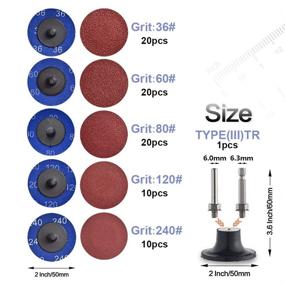 img 3 attached to Tshya Sanding Grinder Accessories Surface