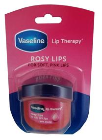 img 1 attached to Vaseline Rosy Lips Lip Therapy, 0.25 OZ - Pack of 3 - Violet, 75.0 Ounce