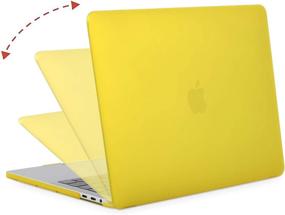 img 1 attached to 📱 MOSISO MacBook Pro 13 inch Case 2016-2020 A2338 M1 A2289 A2251 A2159 A1989 A1706 A1708, Plastic Hard Shell Case & Screen Protector - Bright Yellow