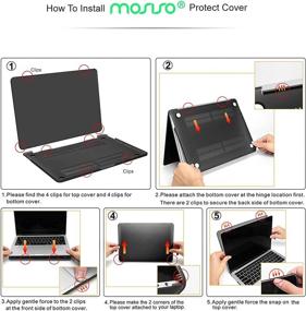 img 2 attached to 📱 MOSISO MacBook Pro 13 inch Case 2016-2020 A2338 M1 A2289 A2251 A2159 A1989 A1706 A1708, Plastic Hard Shell Case & Screen Protector - Bright Yellow