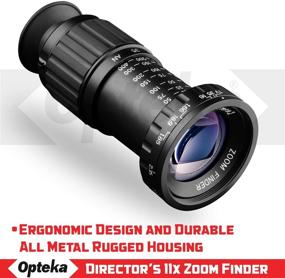 img 2 attached to 🔍 Opteka 11x Zoom Professional Micro Director's Viewfinder: Ultimate Imaging Precision with HD Multicoated Glass and Click Stops