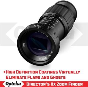 img 3 attached to 🔍 Opteka 11x Zoom Professional Micro Director's Viewfinder: Ultimate Imaging Precision with HD Multicoated Glass and Click Stops