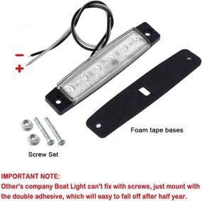 img 2 attached to ⛵ Shangyuan Marine Boat Lights - 12v Waterproof LED Interior Lights for Boat Deck, Transom, Cockpit - Utility Courtesy Light for Yacht, Fishing Pontoon, Sailboat, Kayak, Bass Boat, Vessel - Pack of 6