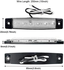img 3 attached to ⛵ Shangyuan Marine Boat Lights - 12v Waterproof LED Interior Lights for Boat Deck, Transom, Cockpit - Utility Courtesy Light for Yacht, Fishing Pontoon, Sailboat, Kayak, Bass Boat, Vessel - Pack of 6