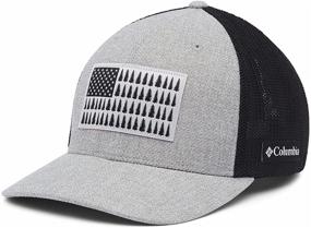 img 3 attached to 🧢 Stay Cool and Stylish with the Columbia High Crown Tree Flag Mesh Ball Cap
