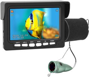 img 4 attached to 📷 ANYSUN Underwater Ice Fishing Camera: 4.3 Inch IPS Monitor, IP68 Waterproof Fish Cam, HD Video, Infrared LED with DVR - Perfect Ocean Lake Gift Gear!