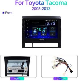 img 1 attached to 🚗Автомагнитола Dasaita на Android 10.0 с Carplay и GPS-навигацией для Toyota Tacoma 2005-2011, Bluetooth, Android Auto, видеоплеер, сенсорный экран