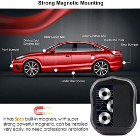 img 1 attached to 📍 TKSTAR 4G GPS Tracker: Hidden Magnetic Car Tracker with Real-Time Waterproof Device and Anti-Theft Alarm - for Car/Motorcycle/Truck/Boat/Fleet