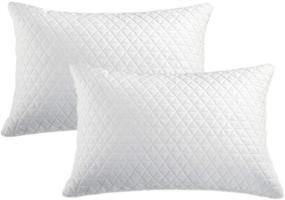 img 4 attached to Hanwey Sleeping Shredded Pillows Hypoallergenic