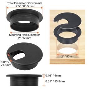 img 2 attached to 🗃️ Efficient Plastic HNBun Organizers with Mounting Diameter Specifications