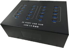 img 1 attached to UHPPOTE A-213 Industrial Grade USB 3.0 Hub: 20 Port High Speed Data Transfer Solution