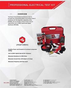 img 2 attached to Power Probe Professional Electrical Test Kit - Red (PPROKIT01) Including PPDMM & Accessories [Measuring Resistance, Current & Frequency]