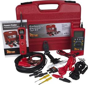 img 4 attached to Power Probe Professional Electrical Test Kit - Red (PPROKIT01) Including PPDMM & Accessories [Measuring Resistance, Current & Frequency]