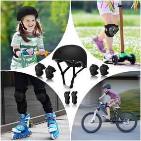 img 3 attached to 🚲 Kids Bike Helmet: Toddler's Safety Gear for 3-12-Year-Old Boys & Girls, Adjustable Sports Protection Equipment for Bicycles, Skateboards, and Scooters