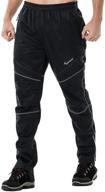 winter-ready performance: sportneer men's fleeced windproof mountain bike pants for cycling, running, and more логотип