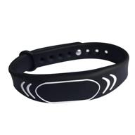 wristbands silicone bracelet adjustable black 2pcs logo