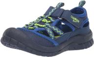 oshkosh b'gosh unisex-child bax boy's athletic bumptoe sandal: comfortable & durable footwear for active boys logo