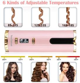 img 3 attached to Cordless Automatic Adjustable Temperature Rechargeable Hair Care in Styling Tools & Appliances