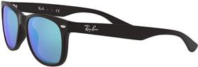 img 2 attached to 😎 Ray-Ban RJ9052SF New Wayfarer Asian Fit Kids' Square Sunglasses - Enhanced SEO