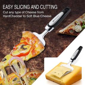 img 2 attached to Premium MSY BIGSUNNY Stainless Steel Cheese Plane | Heavy Duty Cheese Slicer