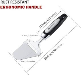 img 1 attached to Premium MSY BIGSUNNY Stainless Steel Cheese Plane | Heavy Duty Cheese Slicer