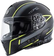 🔥 ultimate safety and style with torc t14b blinc loaded scramble mako full face helmet logo