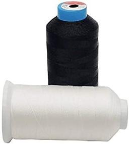 img 3 attached to Anjiyoyo White Bonded Sewing Thread