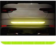 true line automotive reflective rear trunk fender back warning molding trim sticker safety markers (green) logo