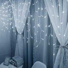 img 3 attached to 🌟 Enhance Your Indoor and Outdoor Decor with KPafory 2 Pack 36ft Battery Operated String Lights - Remote Timer, Waterproof & 8 Modes - Cool White