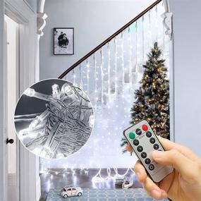 img 1 attached to 🌟 Enhance Your Indoor and Outdoor Decor with KPafory 2 Pack 36ft Battery Operated String Lights - Remote Timer, Waterproof & 8 Modes - Cool White