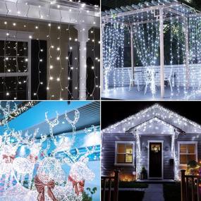 img 2 attached to 🌟 Enhance Your Indoor and Outdoor Decor with KPafory 2 Pack 36ft Battery Operated String Lights - Remote Timer, Waterproof & 8 Modes - Cool White