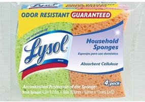 img 4 attached to 🧽 Lysol Cellulose Sponge Pack 4-Piece